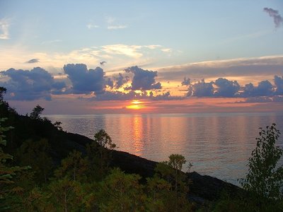 Always a beautiful Lake Superior Sun Set.