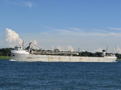 Cuyahoga (Bruce Mines) up-bound above Marysville.