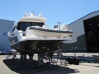Stern view. Imagine the high maintenance costs in owning something like this!