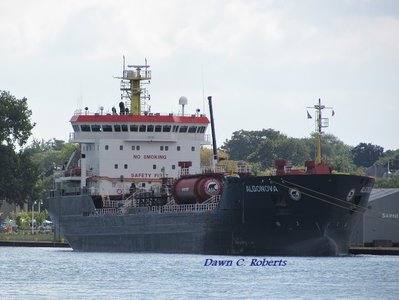 Tanker Algonova in Sarnia Harbor.