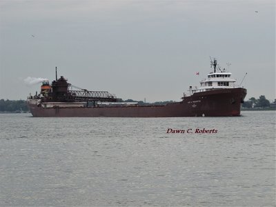 Lee A. Tregurtha (Silver Bay to Toledo) on a dreary Sunday morning.