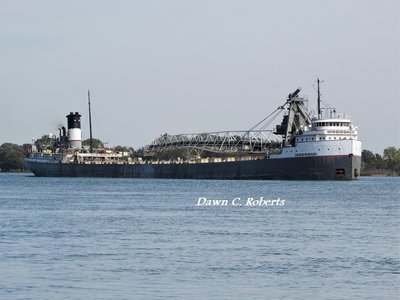 Mississagi (Cleveland) moving at a somewhat leisurely and graceful pace.