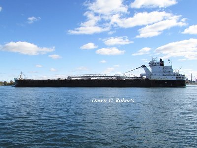 Algoma Buffalo (Goderich) under stunning October skies.