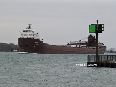 Kaye E. Barker, at Marysville on a Detroit to Stoneport run.