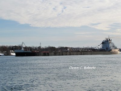 Sam Laud (Gary, Indiana) entering Sarnia's Chemical Valley.