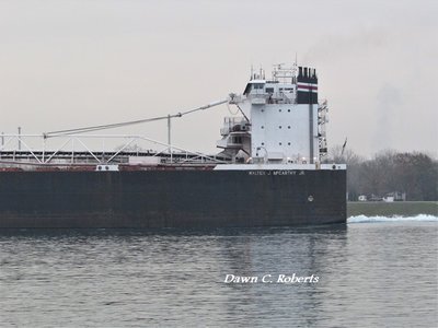 The American Steamship stack.