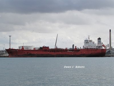Tanker Harbor Fountain at the lower Sarnia Fuel Dock.