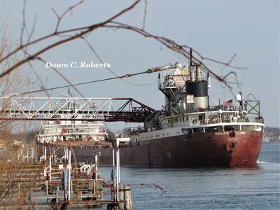 Stern of Philip R. Clarke. Not an easy view to get with most land on the river side of River Road in that area "Private Property".