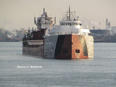 Philip R. Clarke approaches Marysville...