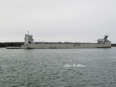 Samuel de Champlain (Toledo) down-bound at Stag Island.