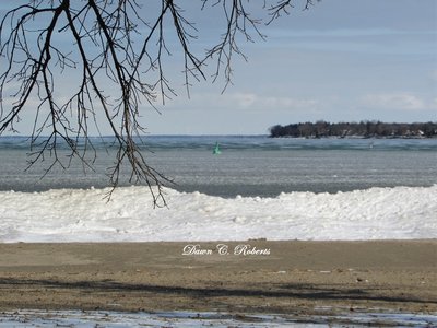 All's quiet off Lighthouse Park.