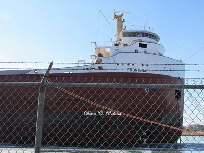 Bow.  It's amazing to see ships up so close and realize just how mammoth they really are!