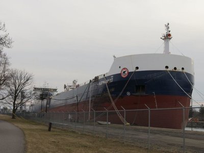 Algoma Sault at Lock 8 Southeast Wall in  Port Colborne, Ontario.