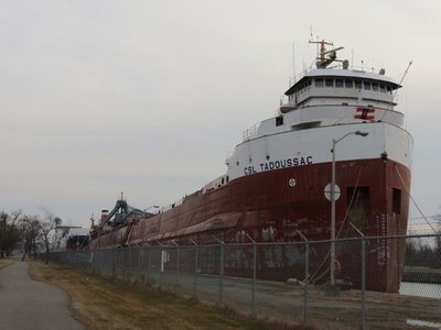 CSL Tadoussac at Lock 8 Southeast Wall in Port Colborne, Ontario.