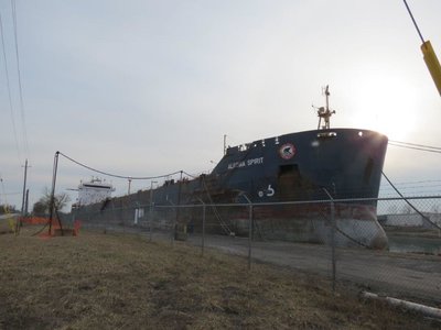 Algoma Spirit at Wharf 12, Stone dock in Port Colborne, Ontario.
