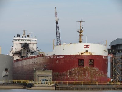 Rt. Hon. Paul J. Martin at Heddle Port Weller, Ontario Dry dock.