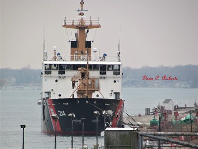 USCG Hollyhock at the Marysville Aggregates facility