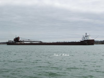 A favorite of many, Kaye E. Barker heads down river to Dearborn.