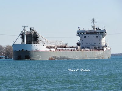 As she passed St. Clair, Manitoulin (Green Bay) brought out the photographers.