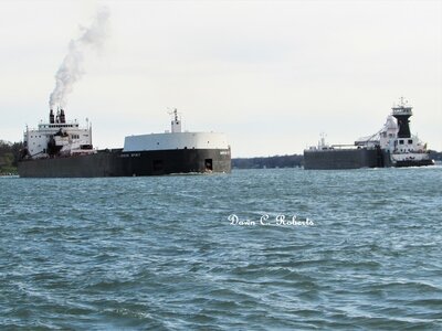 Meeting on the St. Clair River at St. Clair.