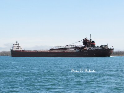 Kaye E. Barker continues upbound to Stoneport.