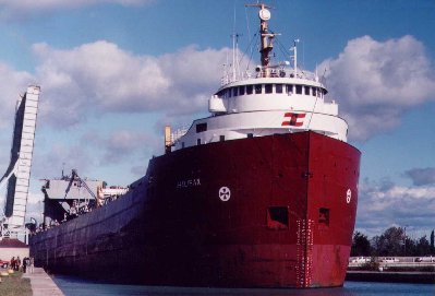 HALIFAX upbbound above Lock #1 - Welland Canal 2001.