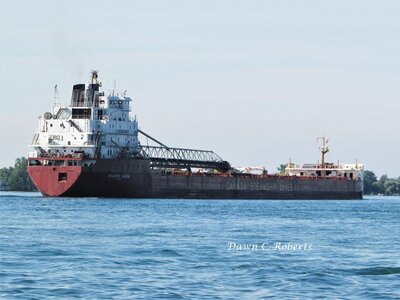 Atlantic Huron down-bound at Marysville.