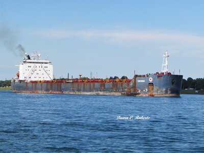 Algoma Guardian (Hamilton) passing the Junction Buoy.