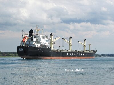 Saltie Iryda (Montreal) with a long trans-Atlantic journey ahead.