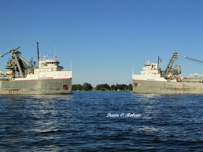 Fleet Mates meet and greet with an exchange of salutes.