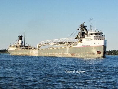 Mississagi (Toledo) down-bound at St. Clair.