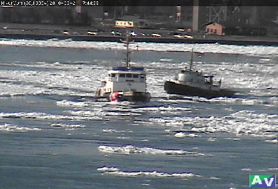 Tug Manitou and Cutter Bristol Bay