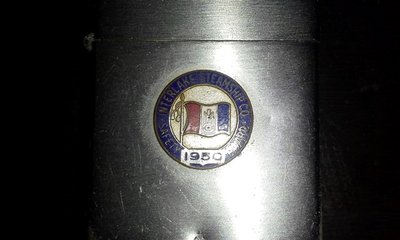1950 Interlake Steamship Zippo lighter.  Fair Shape.  $20 starting bid