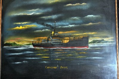 Painting of Canadian Sailor