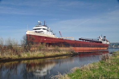 American Steamship's MV.'American Victoryr' (EX-'Middletown') in  Long-Term Layup at Fraser Shipyard in Superior  - A Bow View         Monday, May 23, 2011..jpg