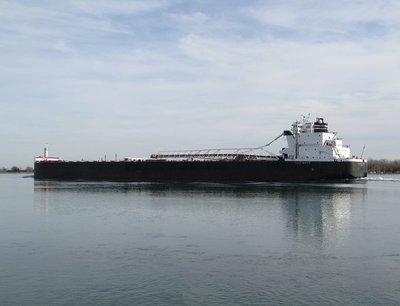 H. Lee White in ballast to "Stoneville, USA".  Thanks for the salute, guys!