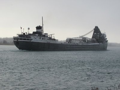 Saginaw with a cargo of grain down-bound to Toledo.