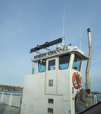 A quick ride across the North Channel on this ferry by the same name, and I was on Harsens Island, ready to start my search.