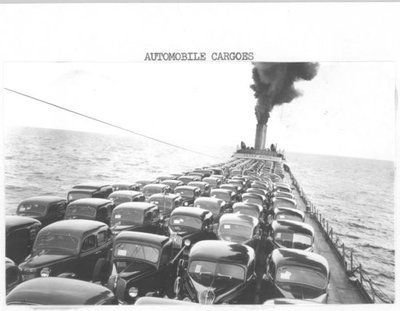 Ship load of cars