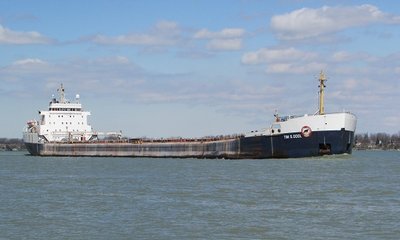 Tim S. Dool  shows a destination of Baie Comeau.