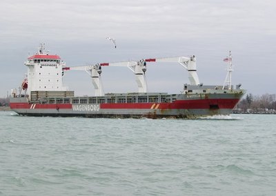Amstelborg was taking the salt loaded at Goderich to Cork, Ireland!
