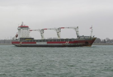 Andesborg had a cargo of grain destined for Baltimore.