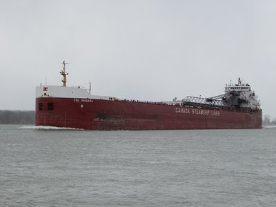CSL Niagara with a destination of Duluth/Superior.