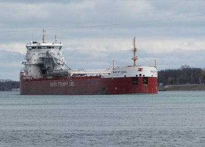Baie St. Paul loaded with grain for Quebec.