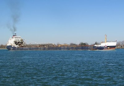 Captain Henry Jackman has stone loaded at Cedarville/Port Dolomite.