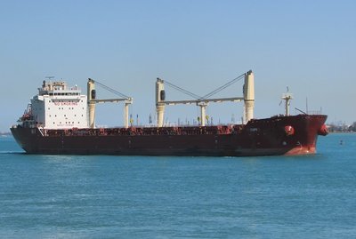 The saltie Cape with a load of Thunder Bay Grain.