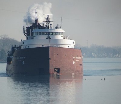 Hon. James L. Oberstar down-bound with taconite for the AK-Rouge facility.