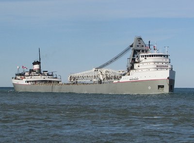 Loaded with stone going to Fairport Harbor, OH.