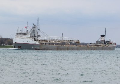 Cuyahoga making her way upriver to an unspecified destination.