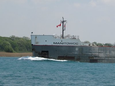 Manitowoc (Earl W. Ogleby in a previous life) making her way to Grand Haven.